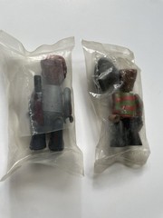 2002 Cinema Of Fear Jason Freddy Leatherface Mini Figures Horror Mezco Mez Itz
