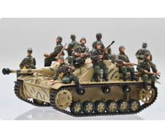 1/16 Armored Tank Soldiers Set Resin Model （no tank) 12pcs