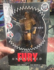 WWE Unmatched Fury The Rock: Series 5 Platinum edition figure Raw WWF Smackdown