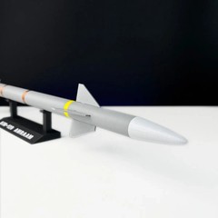 3D Printed AIM-120 Missile 1:8 Scale DIY Assembly Model Toy US Military Deco