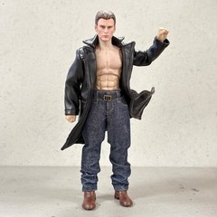 PB-PUN-JKT: 1/12 scale Punisher Style Faux Leather Coat for 6 inch action figure
