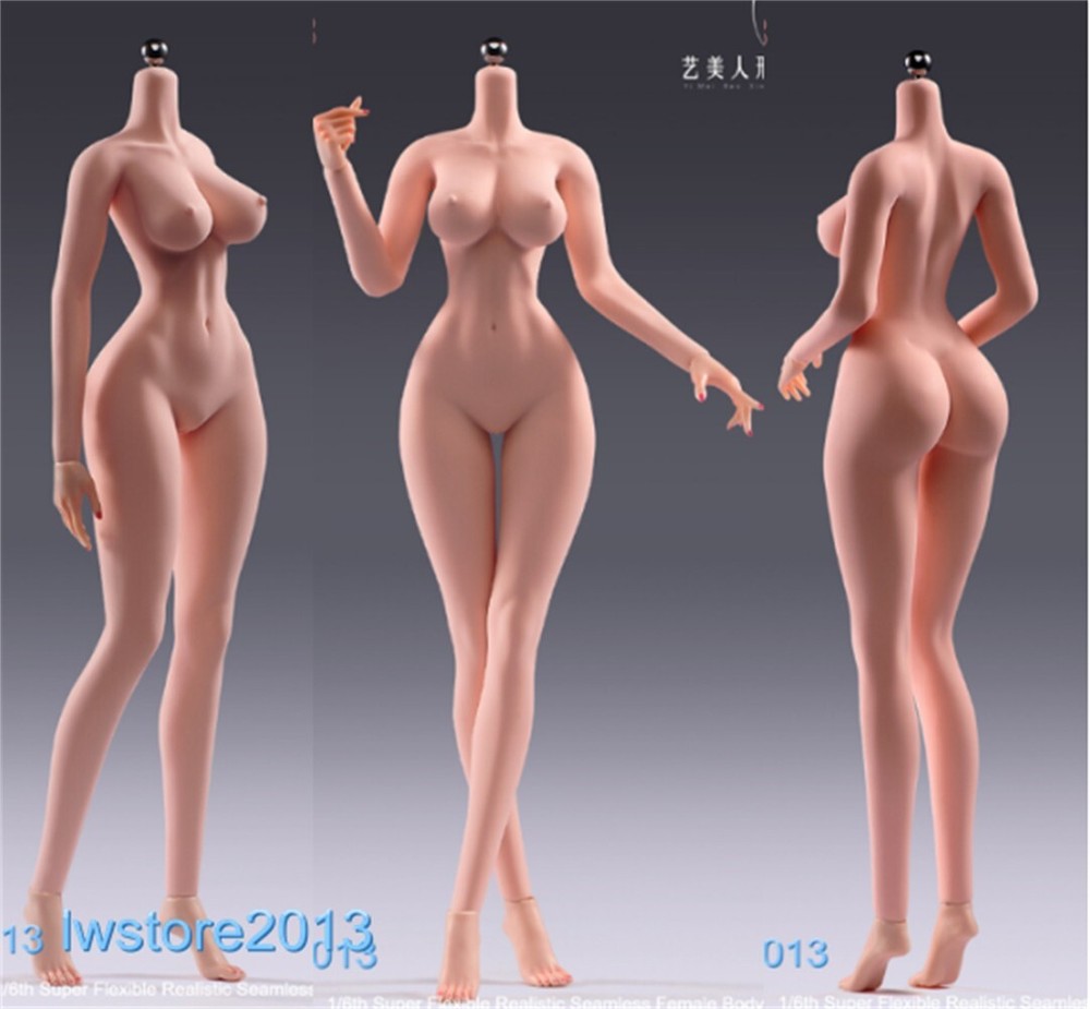 YM503 1/6 Medium Breast Thin Waist Girl 12″ Female Action Figure Body Hands Foot