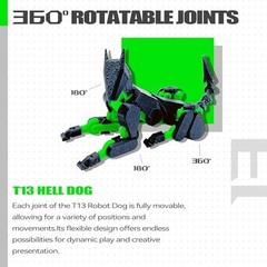 T13 3D Action Figure Set (Assembly Completed),Dummy Robot Titan 13 Action Fig…