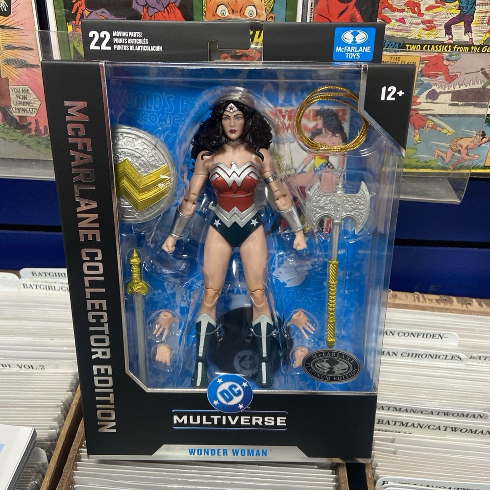 Mcfarlane DC Wonder Woman Platinum NEW