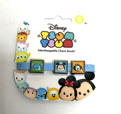 Disney Finding Dory + Mickey and Minnie Interchangeable Charm Bracelet 2Pc – New
