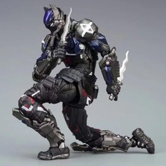 Amazing Yamaguchi Revoltech Arkham Knight Batman Action Figure Collection Model