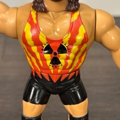Hasbro WWF Adam Bomb Series 11 Wrestling Action Figure 1994 WWE Green Card Loose