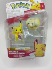 Pokemon Battle Figure Pack Ready Pikachu and Fidough Valentine’s Day New
