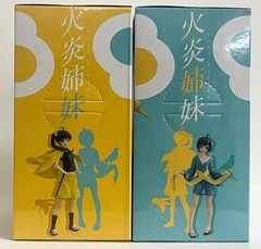 Nisemonogatari DX Figure Set Karen & Tsukihi Araragi Banpresto Static Figure New