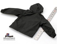 1/6 Casual Jacket Coat Tops Hooded Half Zipper Male Clothes For 12” Figure Body