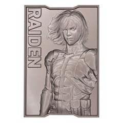 Metal Gear Solid 2 Raiden Limited Edition Embossed Metal Ingot