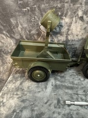 Vintage GI Joe 7000 Five Star Jeep & Trailer HTF First Edition w OG 1964 Figure
