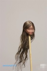 1/6 1/12 Artificial Hair Wig Cover For 12″ 6″ Female Action Figure Head Body Toy