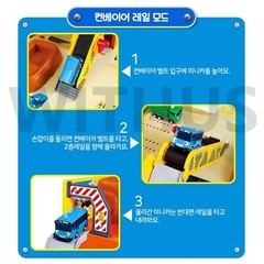 Tayo the Little Bus Heavy Equipment Play Set Construction Site Play TAYO PLAYTOY