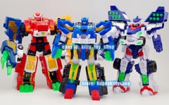 Miniforce V-Rangers Mini Volt Legend King V Combiner Robot Figure Boys Toy Car