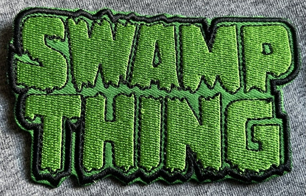 SWAMP THING embroidered comic book title patch logo movie superhero batman