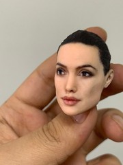 1:12 Angelina Jolie Head Sculpt Beauty Girl Fit 6″ Female Action Figure Body