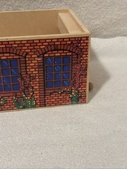 1999 Wooden Thomas Train “The Works” Double Engine Repair Shed (Britt Allcroft)