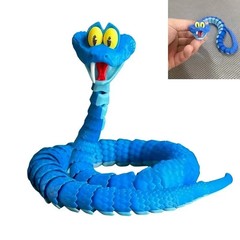 30cm Gary Snake: Disney Zootopia 2 Articulated Simulation Toy Snake, 3d Printed*