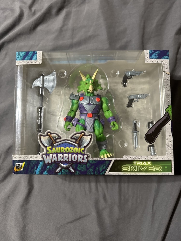 Boss Fight Studio Saurozoic Warriors TRIAX SKIVER 5″ Action Figure 2023