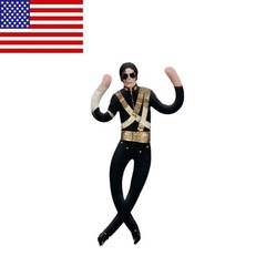 New Style Michael Jackson Cosplay Prop Doll Plush Stuffed Figure Dolls Room Deco