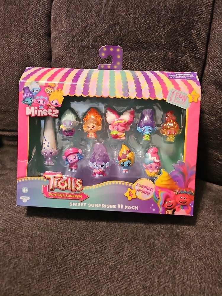 DreamWorks Trolls Mineez Fun Fair Sweet Surprises 11pck 1.5″ Figures New