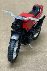 Spider-Man Motorcycle Bike Die cast Metal Buddy L Spider Bike Toy RARE 1980s