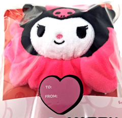 Sanrio Kuromi Plush Valentine’s Day 10″ Flower Bendable Stem Jazwares New