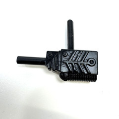 Vintage MOTU Modulok Mattel He-Man Masters 1985 Black Accessory Weapon Laser Gun