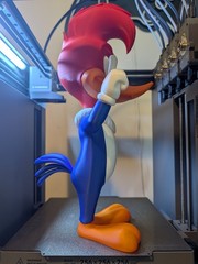 15″ Premium 3D Printed Woody Woodpecker Collectible Figure