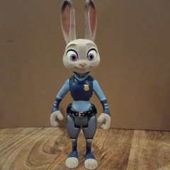 Disney Zootopia Officer Judy And Nick Flocked 9″ Poseable Figure Toys R Us