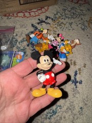 9 Disney Mickey Mouse PVC Figure Mickey Donald Minnie Goofy Pluto Chipmunk