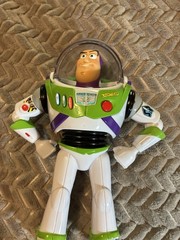 Buzz Lightyear Talking Figure Thinkway Disney Pixar Wings Pop Open
