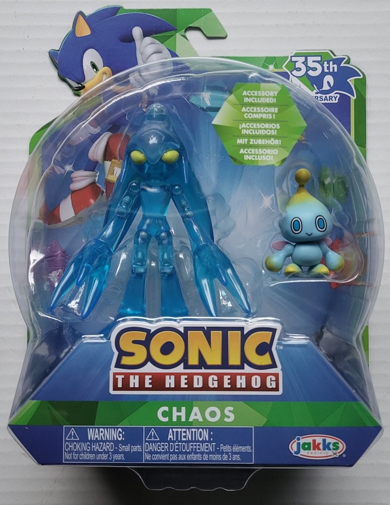 2026 Sonic The Hedgehog CHAOS with CHAO Figure 35th Anniversary Jakks Sega