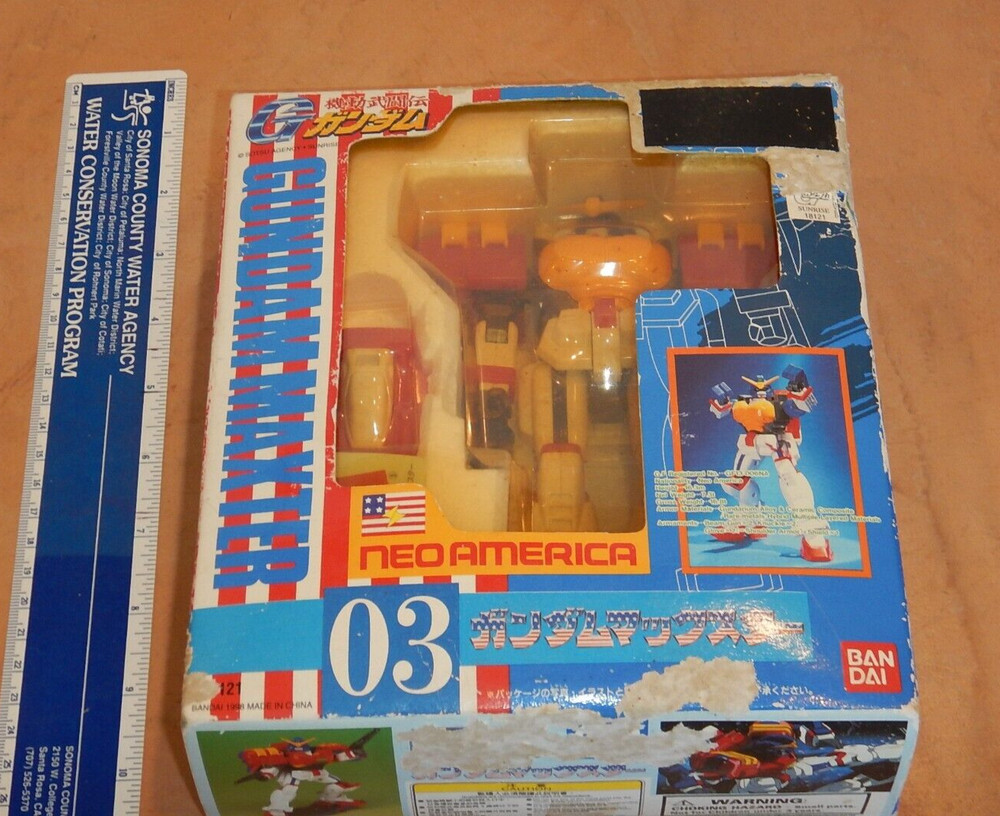 ORIGINAL 1998 BANDAI GUNDAM MAXTER NEO AMERICA 03 MOBILE SUIT FIGHTER