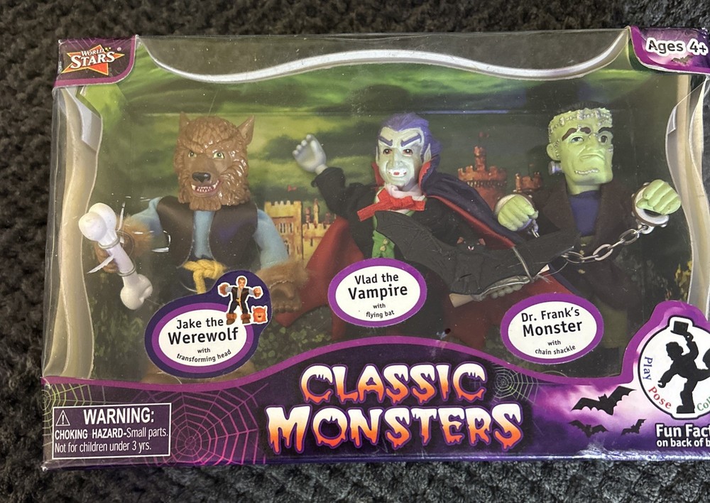 Rare Odyssey Toys Classic Monsters Jake Vlad Dr Franks Monster NEW World Stars