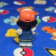 Pokemon Ash Ketchum Figure Finger Puppet 1998 Nintendo Bandai Vintage Japan USA