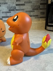 Pokemon Sleeping Charmander Exclusive 8″ Plush, And 5” 1998 Tomy Figure!
