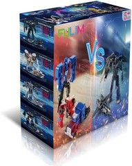 8 Pcs Mini Car Robot Toys, 3.5-inch Small Hero Action Figures, Birthday Favors T