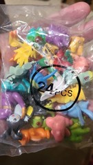 24 mix pieces Pokemon Cake Toppers Figures Figurines 2-3CM Toy Lot Kids Anime