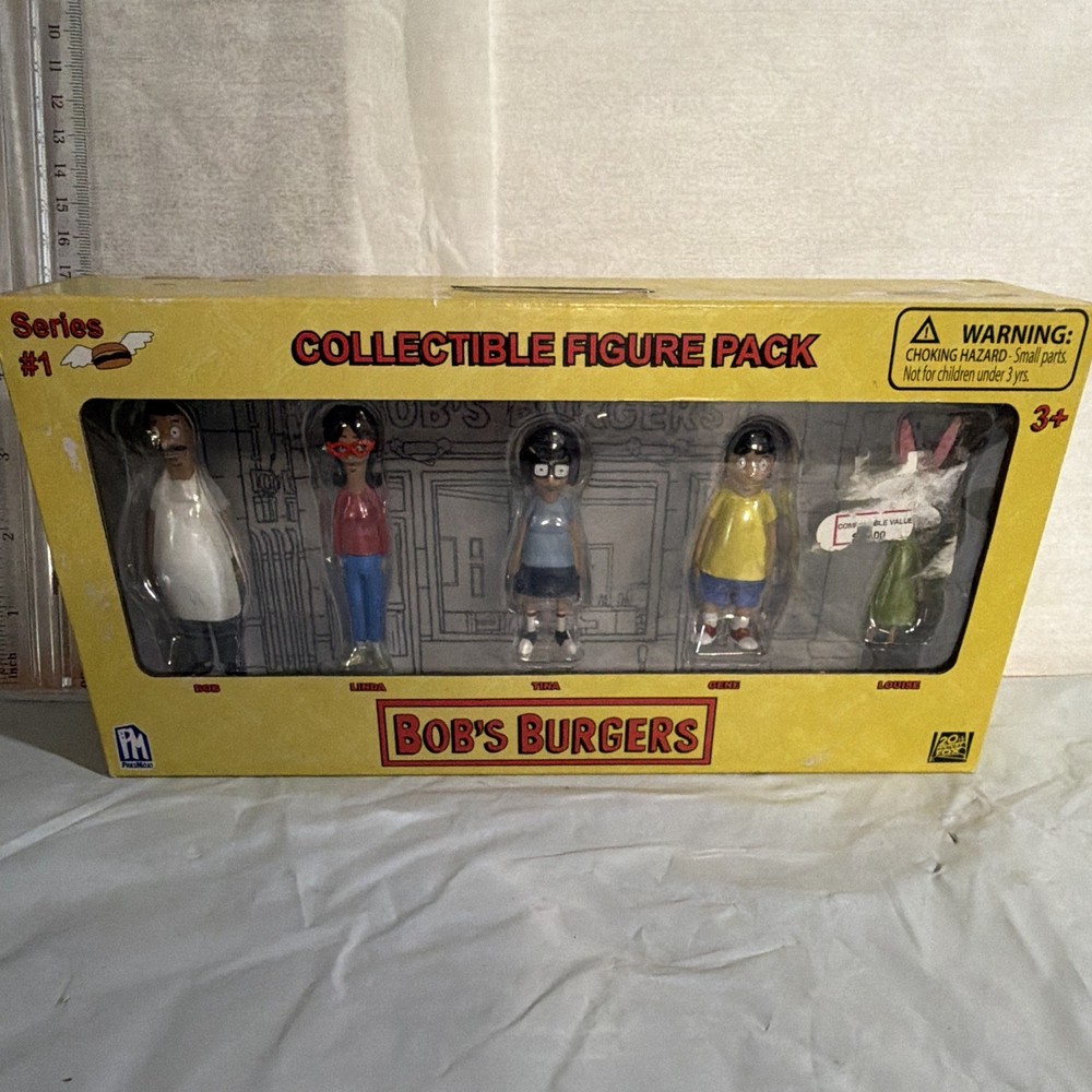 PhatMojo Bob’s Burgers Series #1 5-Figure Set Bob Linda Tina Gene Louise 2015