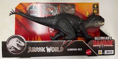 Mattel Jurassic World Scorpios Rex Damage Light Sound Dinosaur
