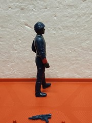 Star Wars 1980 Bespin Guard (Black) With Original Weapon From Kenner