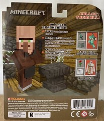 Minecraft Villager Blacksmith Figure 3″ Mojang Jazwares Overworld Series 2 Toy