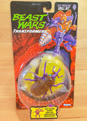 Beast Wars Transformers Drill Bit Predacon Kenner 1996 Action Figure NEW SEALED