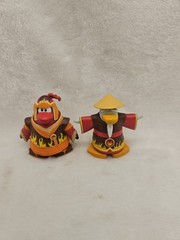 Jakks Packfic Disney’s Club Penguin Figure Fire Sensei and Ninja Card Jitsu Rare