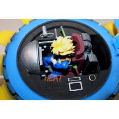 SH Figuarts Dragon Ball FUTURE TRUNKS & 3D PRINTED TIME MACHINE CUSTOM SPACESHIP