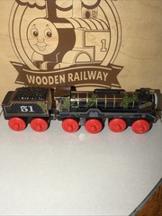 HIRO ! THOMAS FRIENDS TRAIN WOODEN Railway #51 Japanese LOST FOUND VARIANT SAD