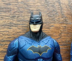 2 Hasbro Mattel Action Figures Superhero 6” Marvel DC Comics Batman & Captain Am