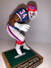 Custom NFL Mcfarlane football Buffalo Bills Hall of Fame RB Thurman Thomas MVP